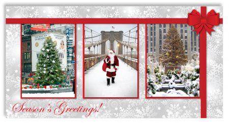 Christmas in New York - Money Gift Card Holder Set of 6