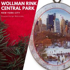 48824 - Wollman Rink Central Park New York City Christmas Tree Ornament