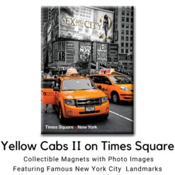Times Square Yellow Cabs Souvenirs Refrigerator Magnets NYPM7228