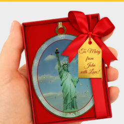 Statue of Liberty Christmas Ornament Tree Decoration