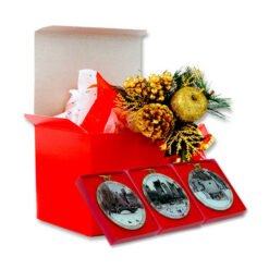 Central Park Winter Christmas Ornaments Gift Set
