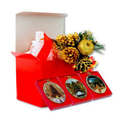 New York Christmas Trees Ornaments Gift Set