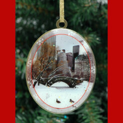Love Bridge Central Park New York Christmas Ornament from NY Christmas Gifts
