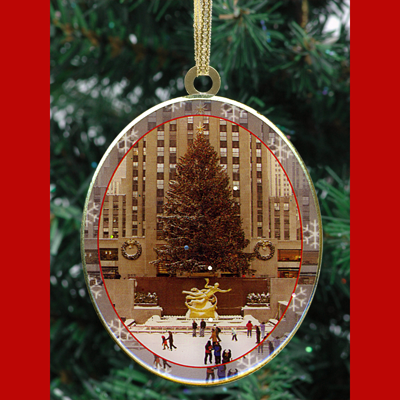 New York Christmas Trees Christmas Ornaments Gift Set NY Christmas