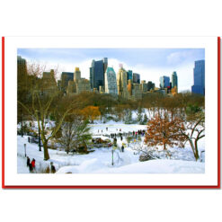 Wollman Rink Panorama - Handmade Photo Card