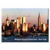 Midtown Sunset Panorama New York Photo Magnet