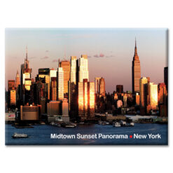 Midtown Sunset Panorama New York Photo Magnet