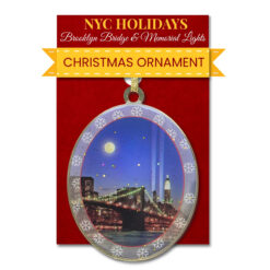 Brooklyn Bridge & Memorial Lights Christmas Ornament