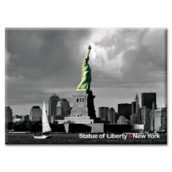 Statue of Liberty and Downtown New York Photo Magnet from NY Christmas Gifts