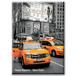 Times Square Yellow Cabs Souvenirs Refrigerator Magnets NYPM7228