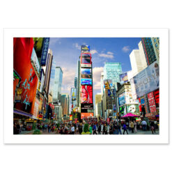 Times Square Handmade Card White envelope