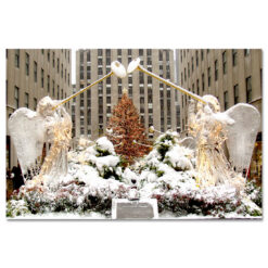 Angels at Rockefeller Christmas Tree Art Print MP-2110