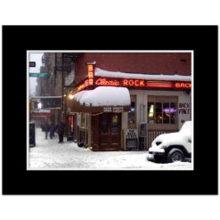 Back Fence Classic Rock Caffee Art Print Poster MP-1441 Black Mat