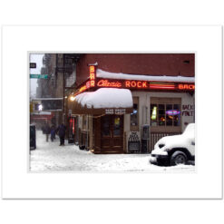 Back Fence Classic Rock Caffee Art Print Poster MP-1441 White Mat