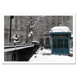 Brooklyn Bridge Subway Station Art Print Poster MP-1445