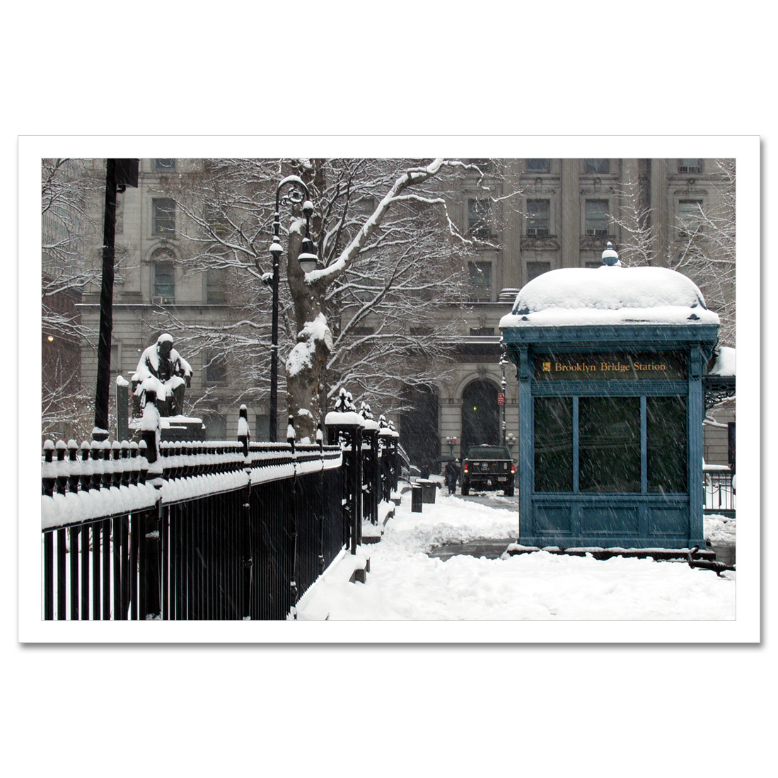 Brooklyn Bridge Subway Station Art Print Poster MP-1445