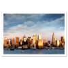 Midtown Sunset Panorama Art Print Poster NYC MP-2134