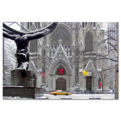 St Patricks Cathedral Christmas Art Print MP-1440