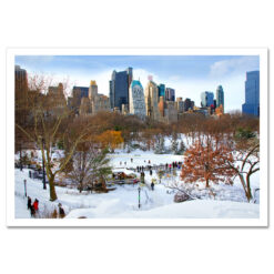 Wollman Rink in Central Park NY Art Print Poster MP-1142