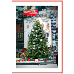 Chrihristmas Tree on Times Square NY Christmas Card HPC2460