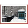 Brooklyn Bridge Station - NYC Christmas Photo Cards HPC2317