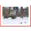 Love Bridge Snow Handmade Photo Card HPC2802