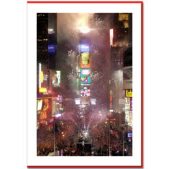 New Year Eve on Times Square Handmade Photo Card HPC2203