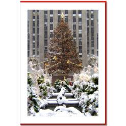 Rockefeller Center Christmas Tree Handmade Photo Card HPC2912