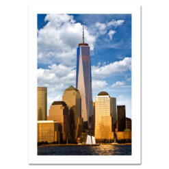 Freedom Tower Sunset NYC Christmas Cards HPC-2015