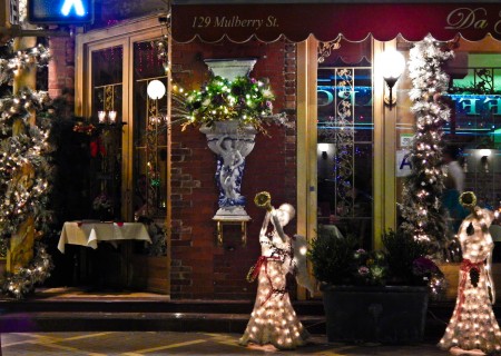 Christmas Angels on Mulberry Street Little Italy New York