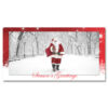 Santa on Poet Walk in Central Park, New York - Money Gift Card Holders Set of 6