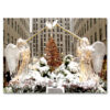MC-3204 Christmas Angels at Rockefeller Center Boxed Cards with Red Envelopes set of 12 from NY Christmas Gifts Store