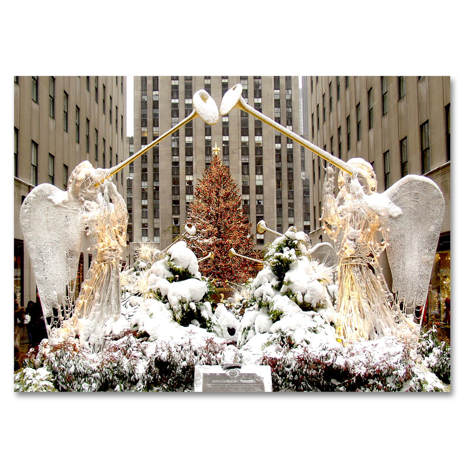 Rockefeller Center Christmas Tree New York City Christmas Holiday Greeting  Card Set of 6 5x7 inch Ca…See more Rockefeller Center Christmas Tree New