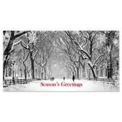 Poet Walk Central Park - Money Gifts Cards Greeting Card Holder - AMCH-3190 SQ