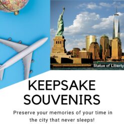 One WTC & Statue of Liberty New York Photo Fridge Cool Magnet LG M7160