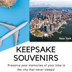 7374-Airial-View-Manhattan New York Photo Fridge Magnet