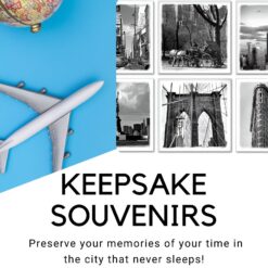 New York City BW Landmarks Photo Fridge Cool Collectible Magnet M7081