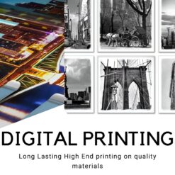 New York City BW Landmarks Photo Fridge Cool Collectible Magnet M7081