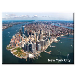 7374-Airial-View-Manhattan New York Photo Fridge Magnet