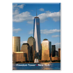 Freedom Tower Downtown Sunset New York City Photo Fridge Collectible Magnet M7016