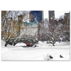 MC-3318-Love-Bridge-Central-Park-New York Greeting Cards Set