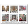 New York City Christmas Landmarks NYC Fridge Souvenir Magnets