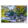 Bethesda Fountain Central Park Morning Fall New York City Fine Art Print