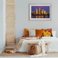 Hudson Yards View from NJ Dusk New York City Fine Art Print Decorative AP1178