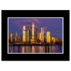 Hudson Yards View from NJ Dusk New York City Fine Art Print Decorative AP1178