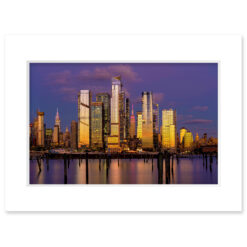 Hudson Yards View from NJ Dusk New York City Fine Art Print Decorative AP1178